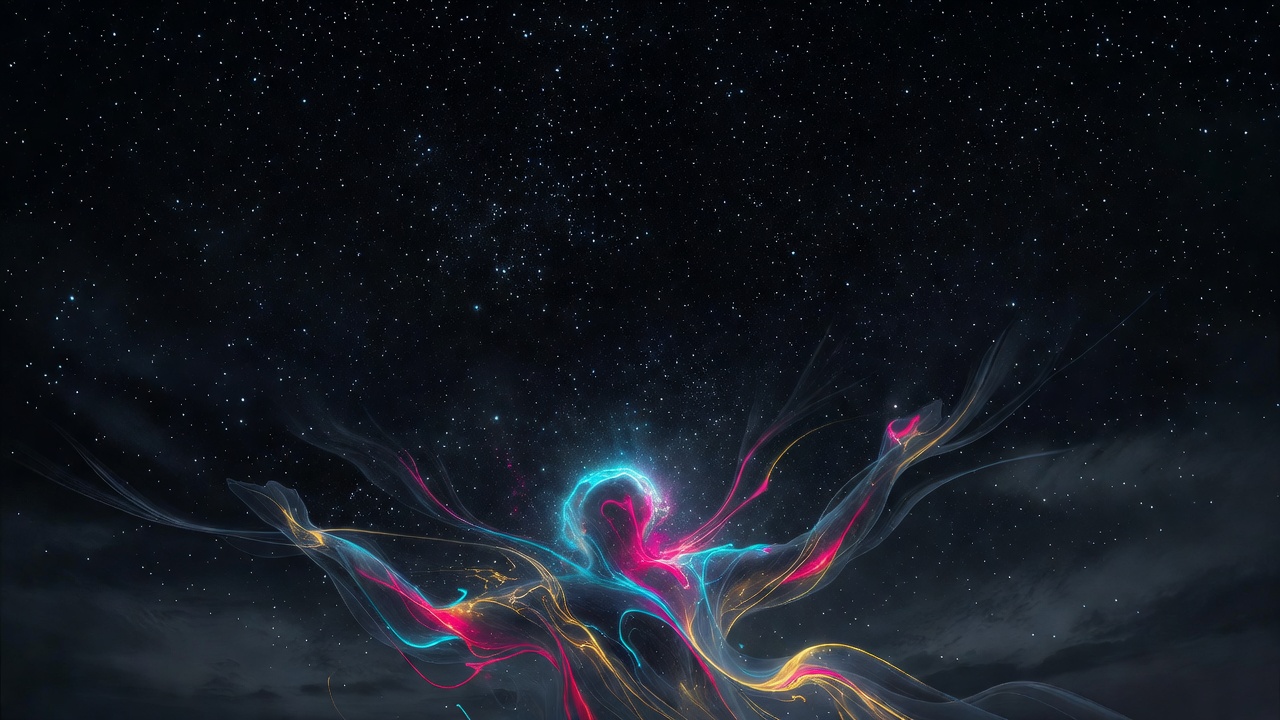 Un amplio campo de estrellas que se desvanece en un cielo profundo