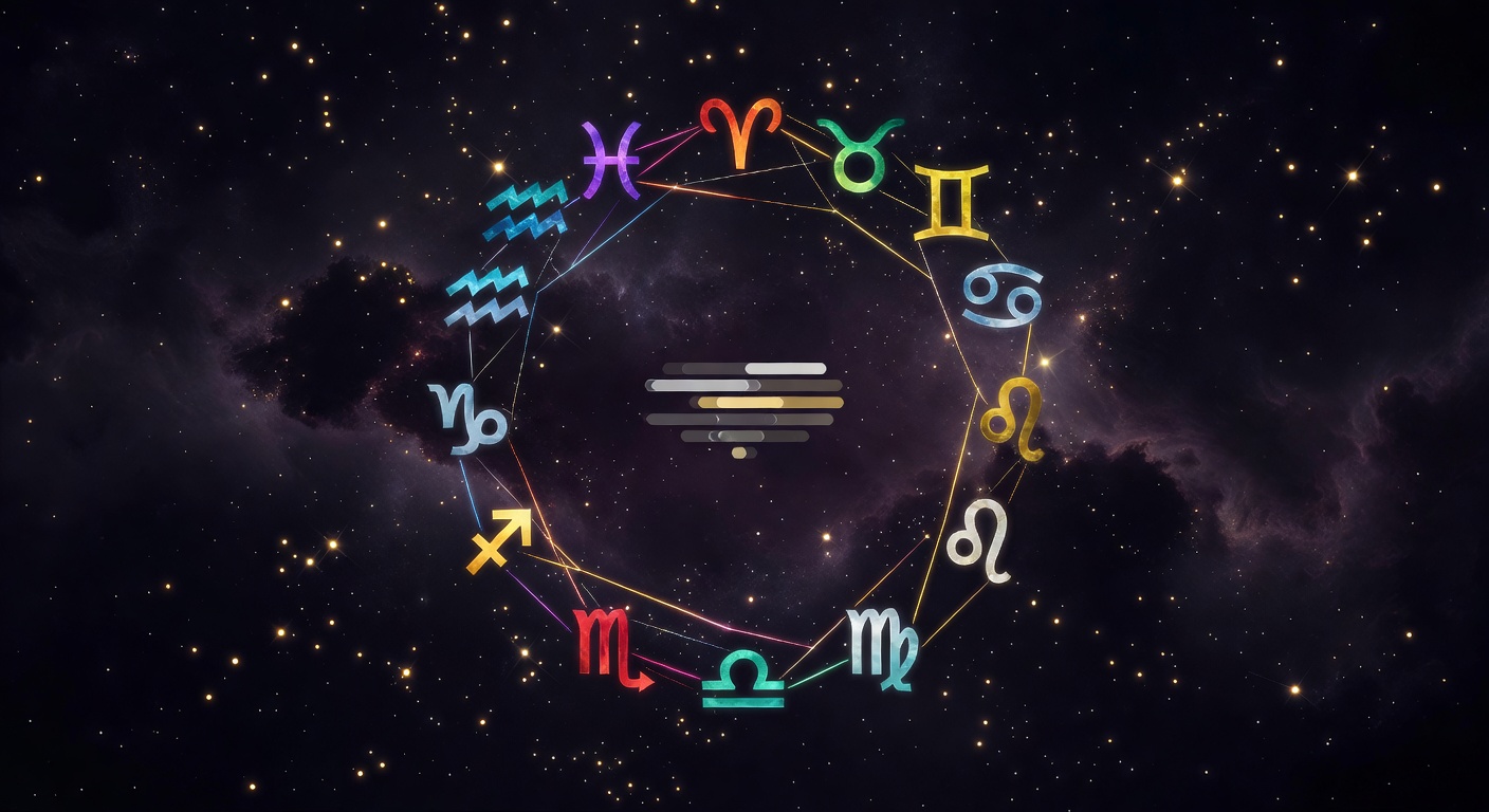 Signos del zodiaco mapeados a facetas OCEAN